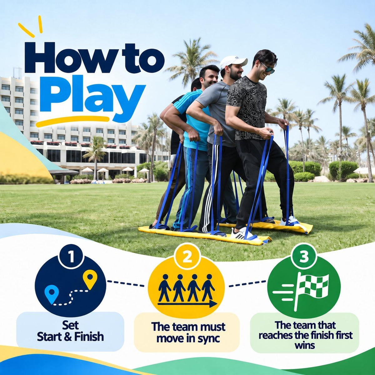 Walking Boards – Teamwork, Coordination & Leadership Challenge - Fun Learning Store