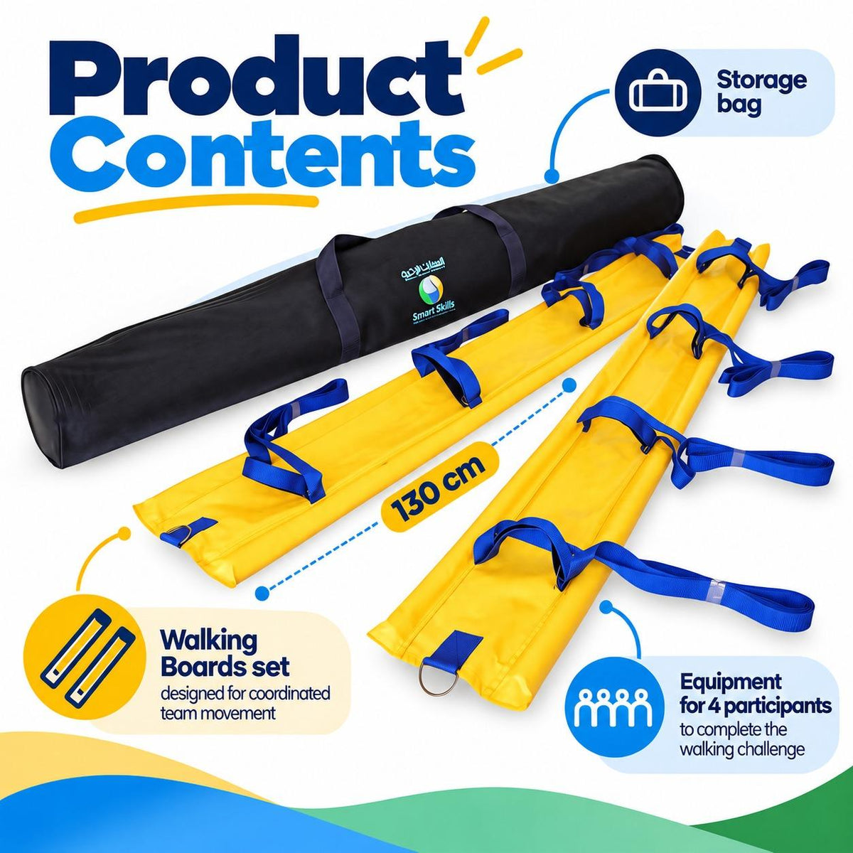 Walking Boards – Teamwork, Coordination & Leadership Challenge - Fun Learning Store