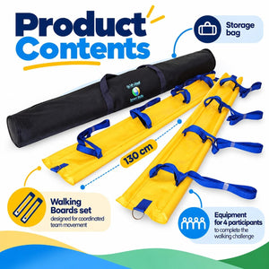 Walking Boards – Teamwork, Coordination & Leadership Challenge - Fun Learning Store