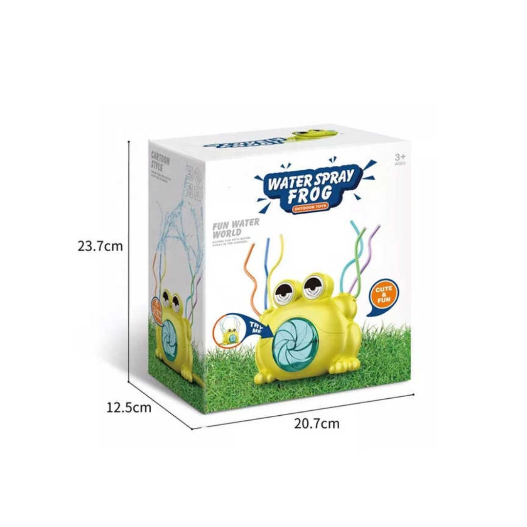 Water Sprinkler for Kids – Frog Spray Sprinkler with Wiggle Tubes & Spinning Fun! 🐸💦 - Fun Learning Store