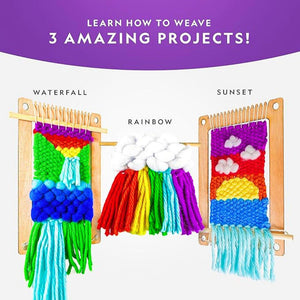 Weaving Loom Craft Kit – Weave, Learn & Create Stunning Textile Art! - Fun Learning Store