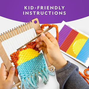 Weaving Loom Craft Kit – Weave, Learn & Create Stunning Textile Art! - Fun Learning Store