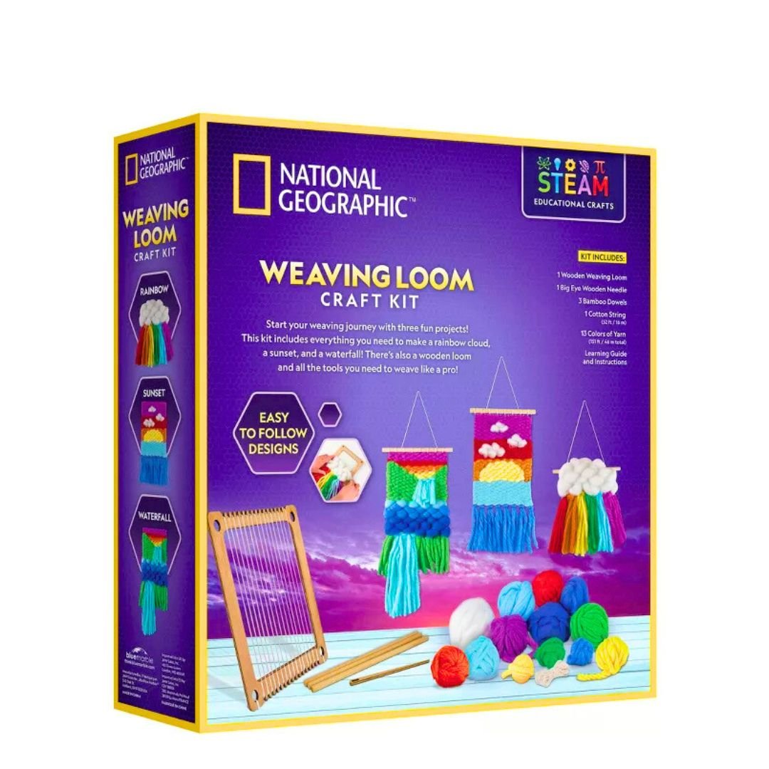 Weaving Loom Craft Kit – Weave, Learn & Create Stunning Textile Art! - Fun Learning Store