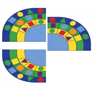 Wedge Geometric Shapes Carpet – A Fun Angle on Learning! - Fun Learning Store