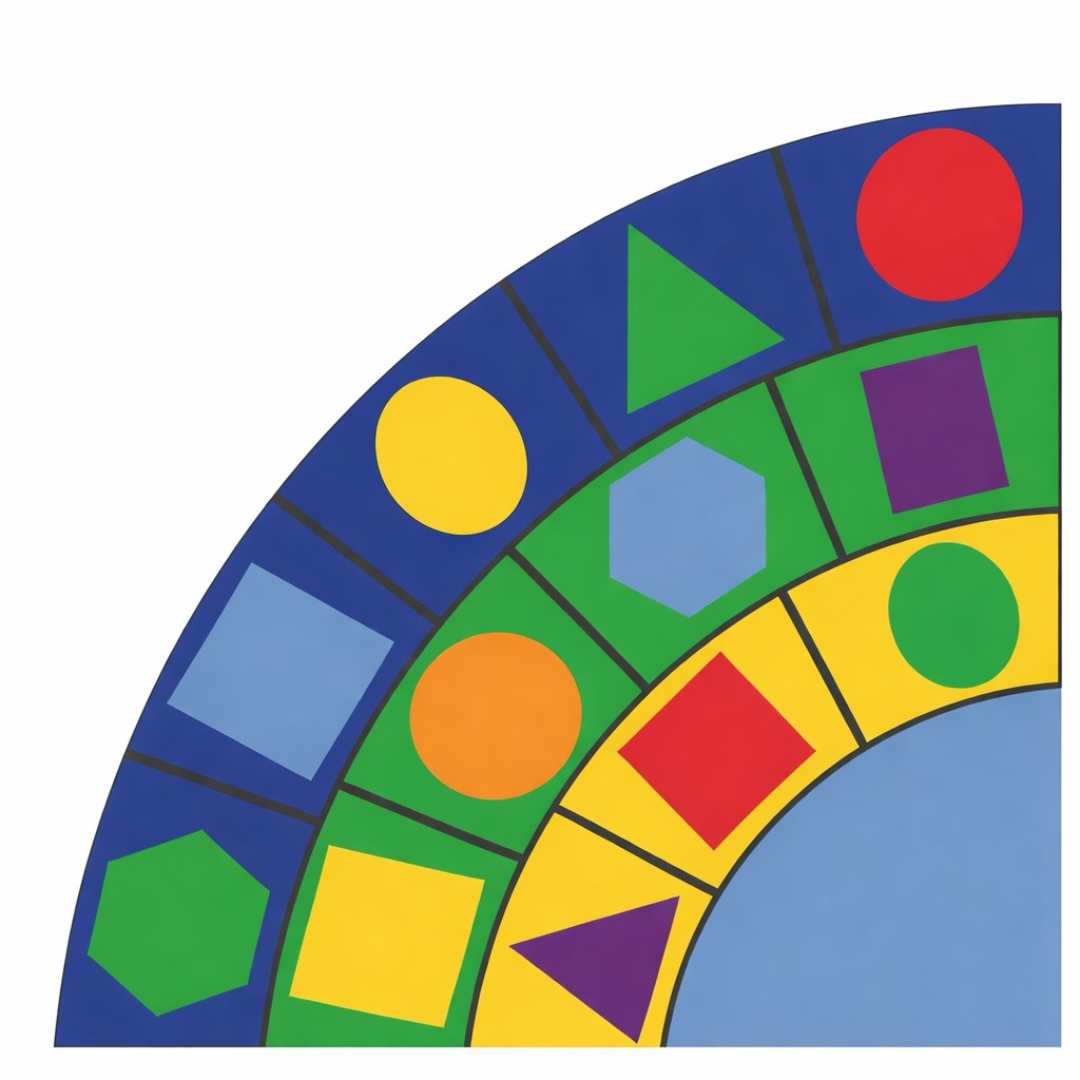 Wedge Geometric Shapes Carpet – A Fun Angle on Learning! - Fun Learning Store