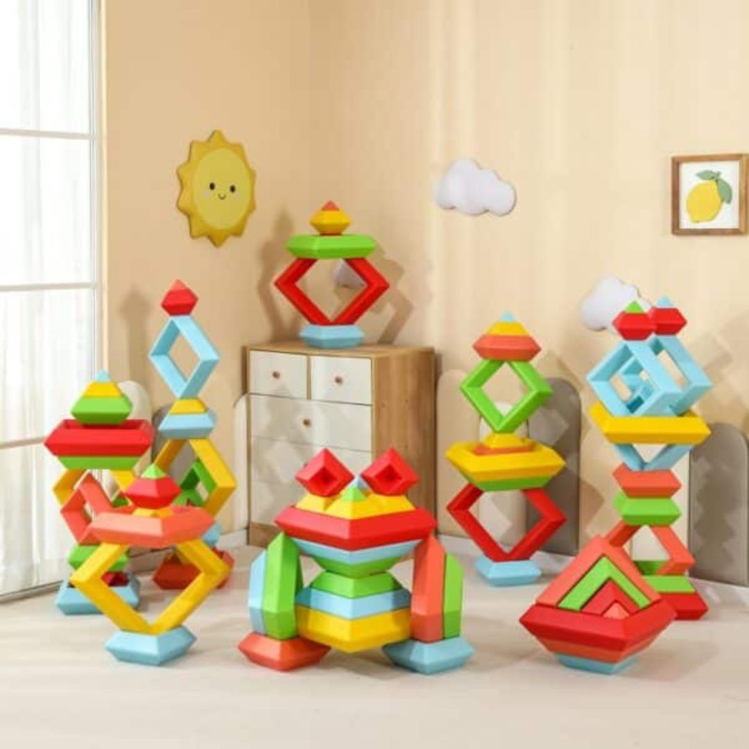 WEDGITS Building Blocks – 30 Pcs | Educational & Creative Learning Toy for Kids - Fun Learning Store