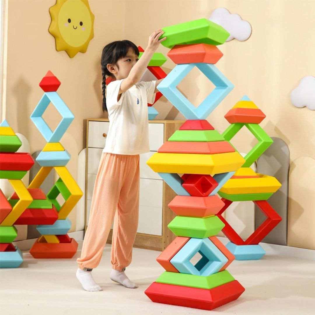 WEDGITS Building Blocks – 30 Pcs | Educational & Creative Learning Toy for Kids - Fun Learning Store