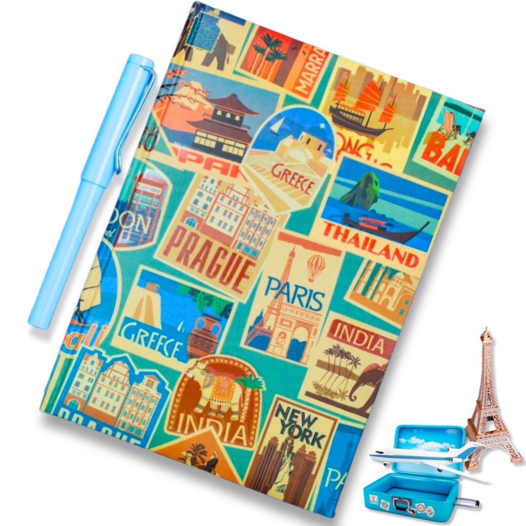 Weekly Planner – Travel - Inspired Journey to Goal Setting and Productivity - Fun Learning Store