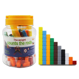 Weight and Count the Rods - STEM Education Toy - 74 Pcs - Fun Learning Store