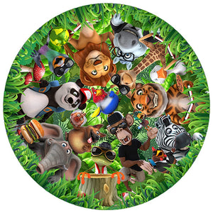Wild Animals Puzzle – Jumbo Pieces for Collaborative Fun and Learning - Fun Learning Store
