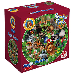 Wild Animals Puzzle – Jumbo Pieces for Collaborative Fun and Learning - Fun Learning Store