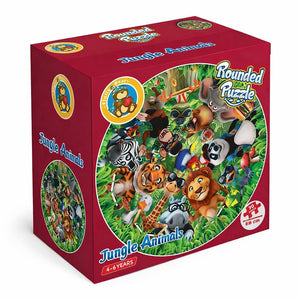 Wild Animals Puzzle – Jumbo Pieces for Collaborative Fun and Learning - Fun Learning Store
