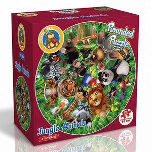 Wild Animals Puzzle – Jumbo Pieces for Collaborative Fun and Learning - Fun Learning Store