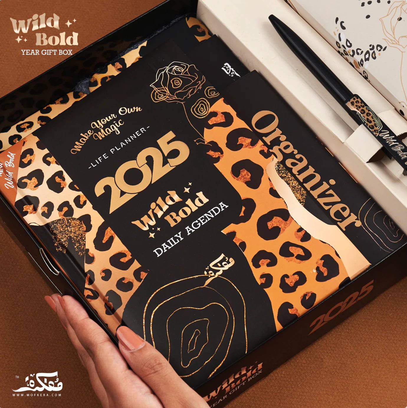 Wild Bold Year Gift Box 2025 – Ultimate Planner and Organizer Set for Bold Dreamers - Fun Learning Store