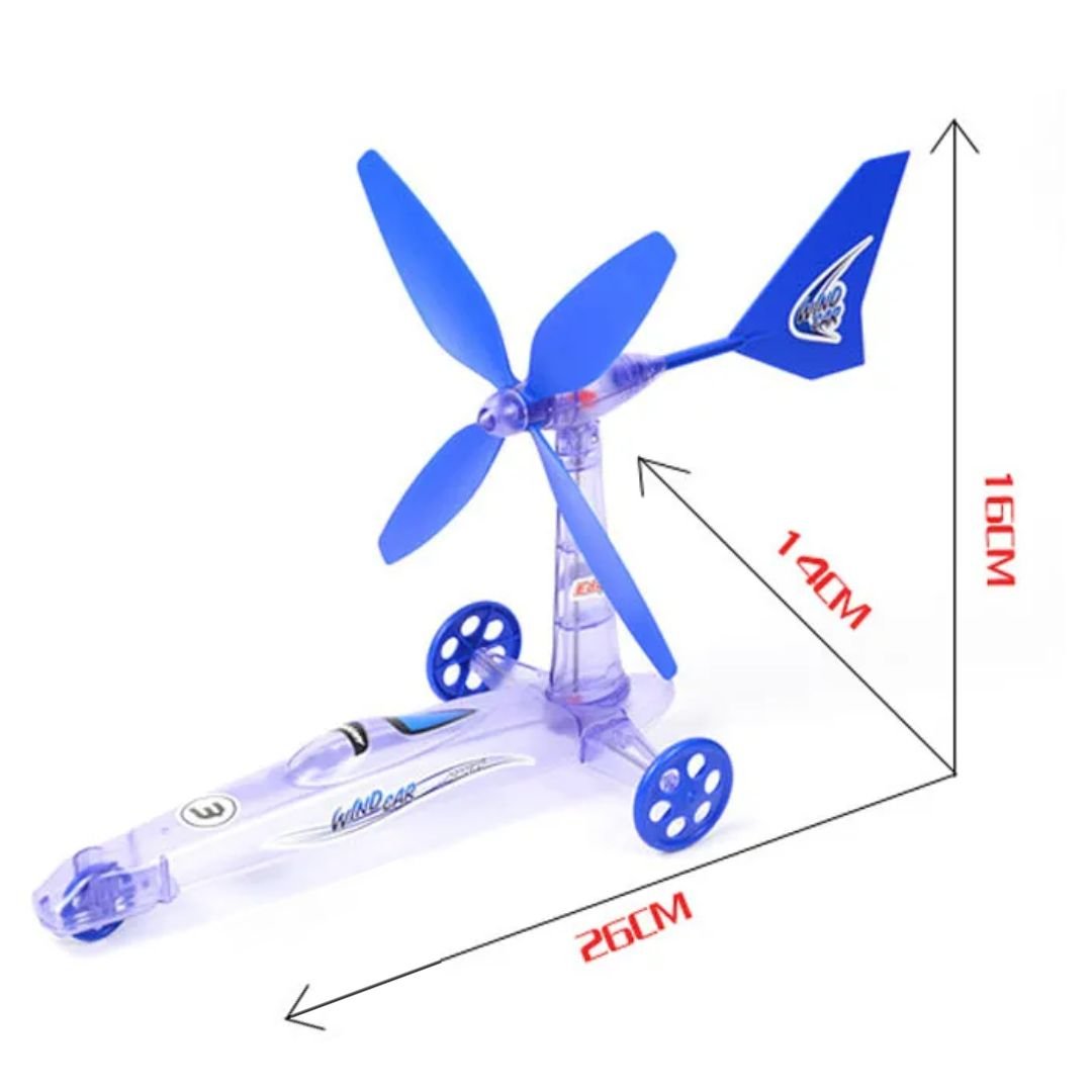 Wind Power Car Kit - STEM Educational DIY Toy for Kids - Fun Learning Store