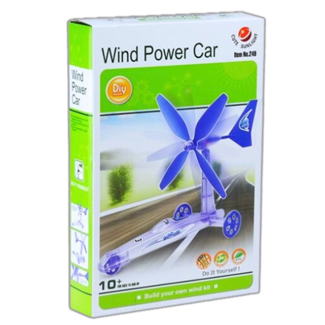 Wind Power Car Kit - STEM Educational DIY Toy for Kids - Fun Learning Store