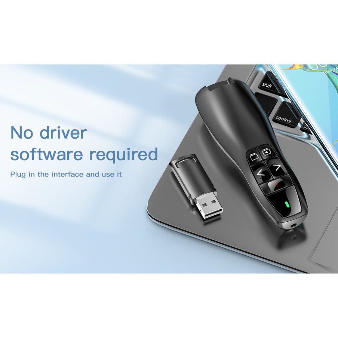 Wireless Presentation Clicker Remote for Teachers – PPT & PowerPoint Laser Pointer - Fun Learning Store