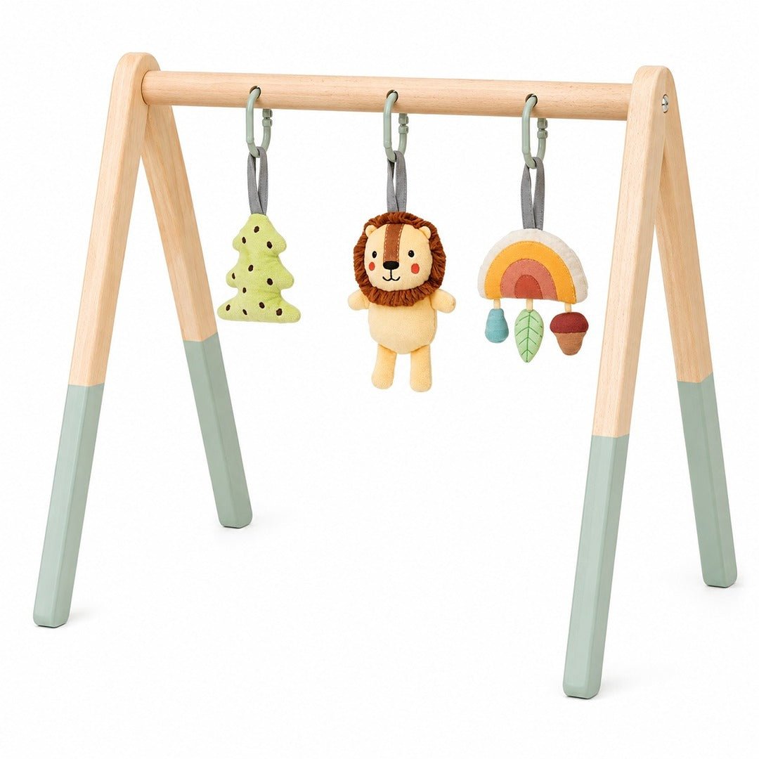 Wooden Baby Gym Activity Frame – Sensory Play & Early Development - Fun Learning Store