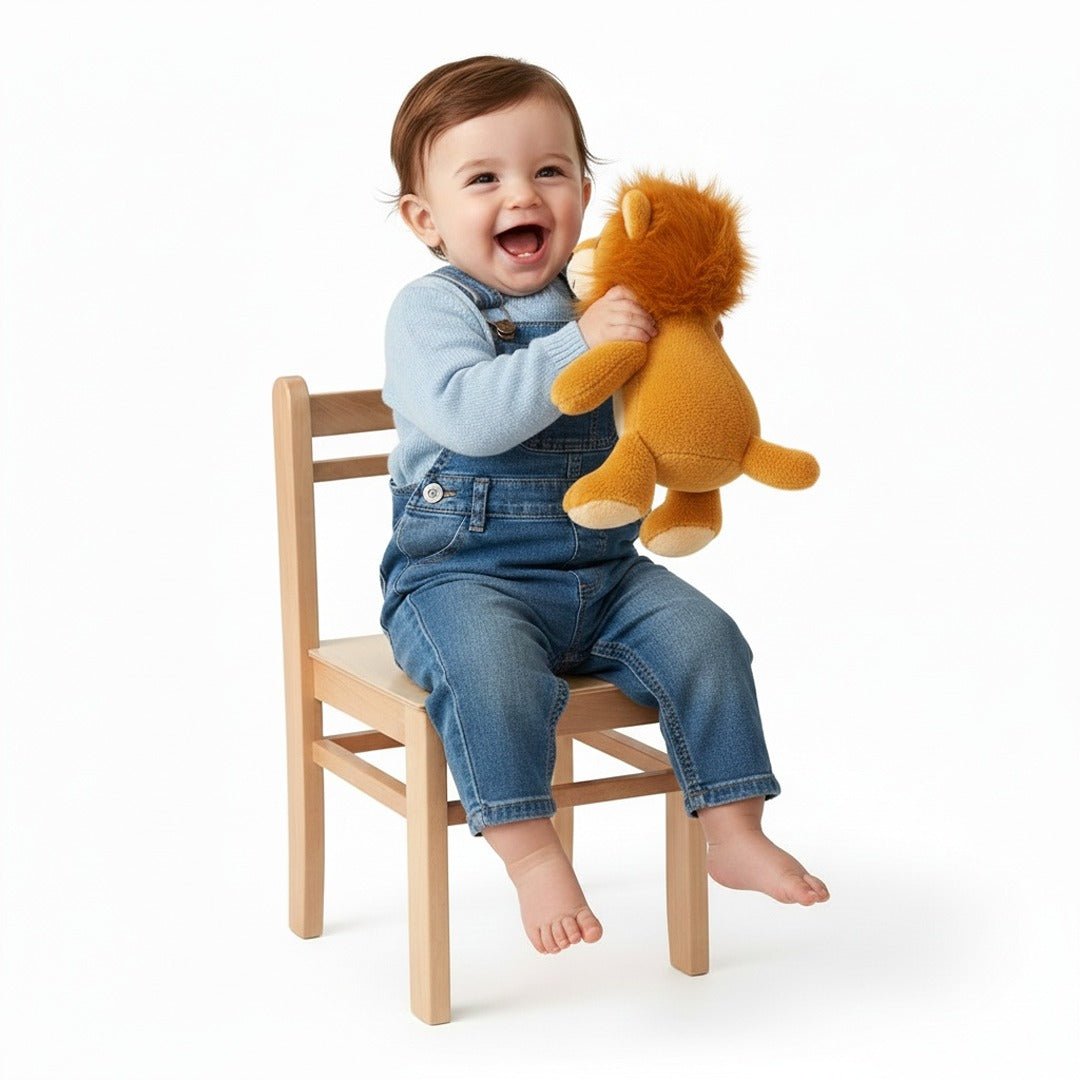 Wooden Children’s Chair Classic S Design – Natural Woody Finish - Fun Learning Store