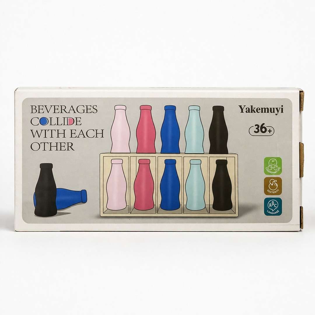 Wooden Color Matching Game: Educational Color Bottles - Fun Learning Store