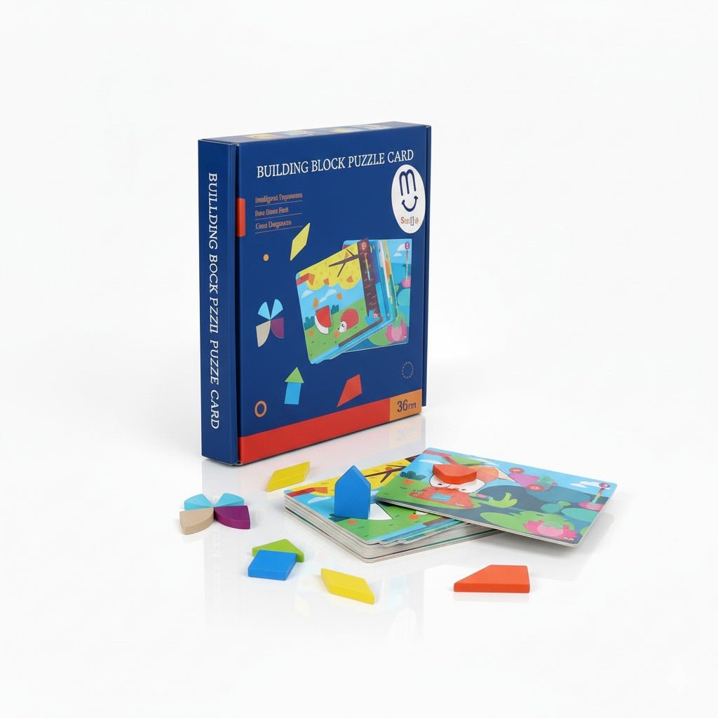 Wooden Educational Puzzle + Montessori Puzzle for Toddlers – Colorful Animal Shapes Learning Toy - Fun Learning Store