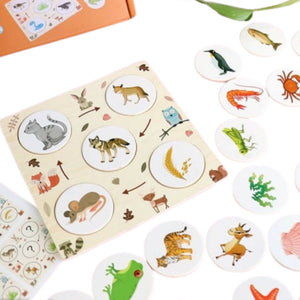 Wooden Food Chain Puzzle – Educational Animal Food Chain Learning Toy for Kids +4 Years - Fun Learning Store