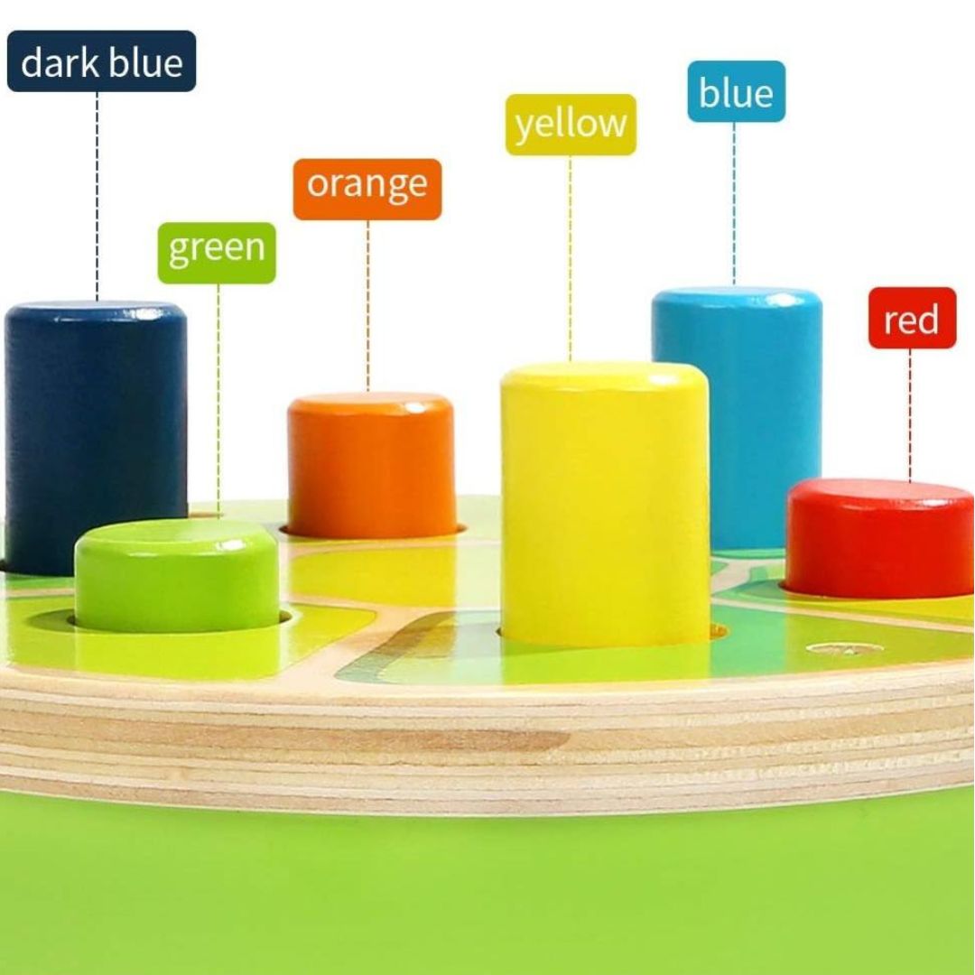 Wooden Hammering Toy for Toddlers - Montessori Toy for Kids | Turtle D ...