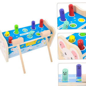 Wooden Hammering Toy | Mouse Hammer Toy +36 months - Fun Learning Store
