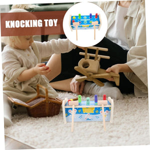 Wooden Hammering Toy | Mouse Hammer Toy +36 months - Fun Learning Store