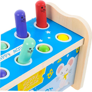 Wooden Hammering Toy | Mouse Hammer Toy +36 months - Fun Learning Store