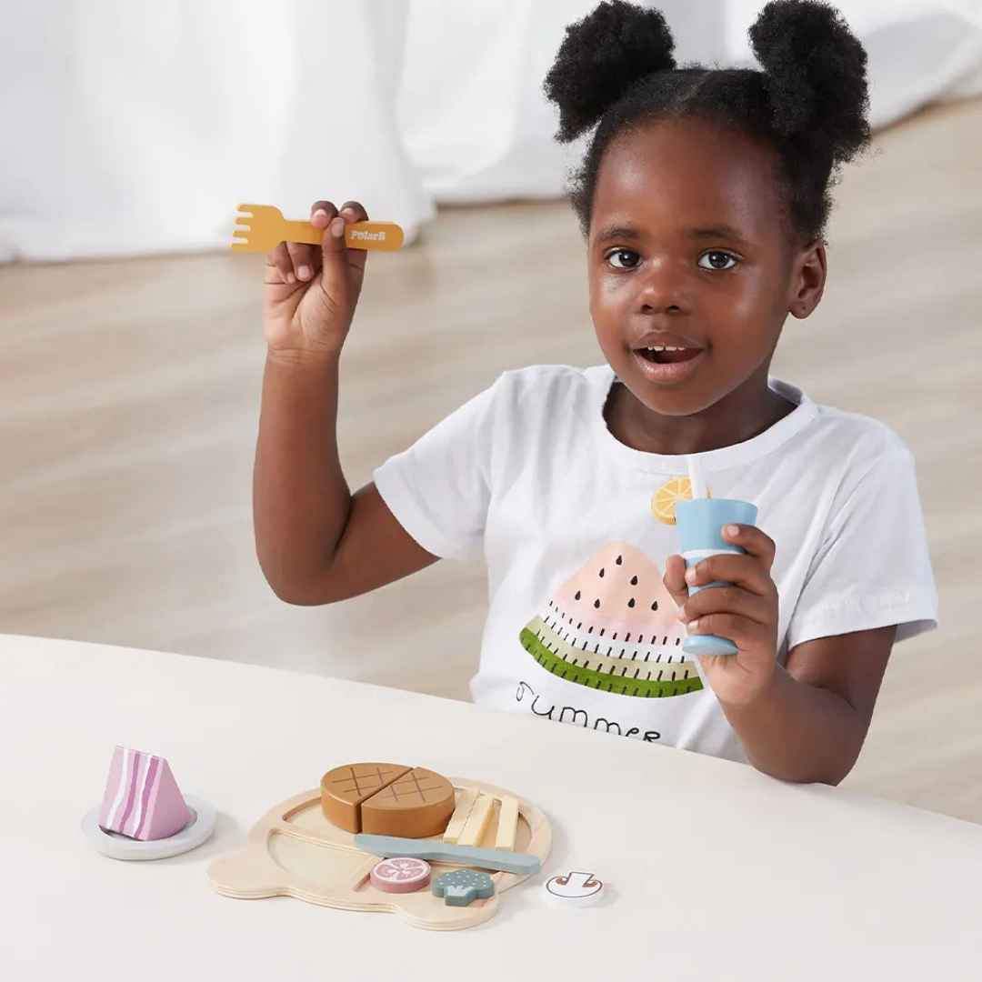 Wooden Lunch Set: A Creative Culinary Adventure for Toddlers - Fun Learning Store
