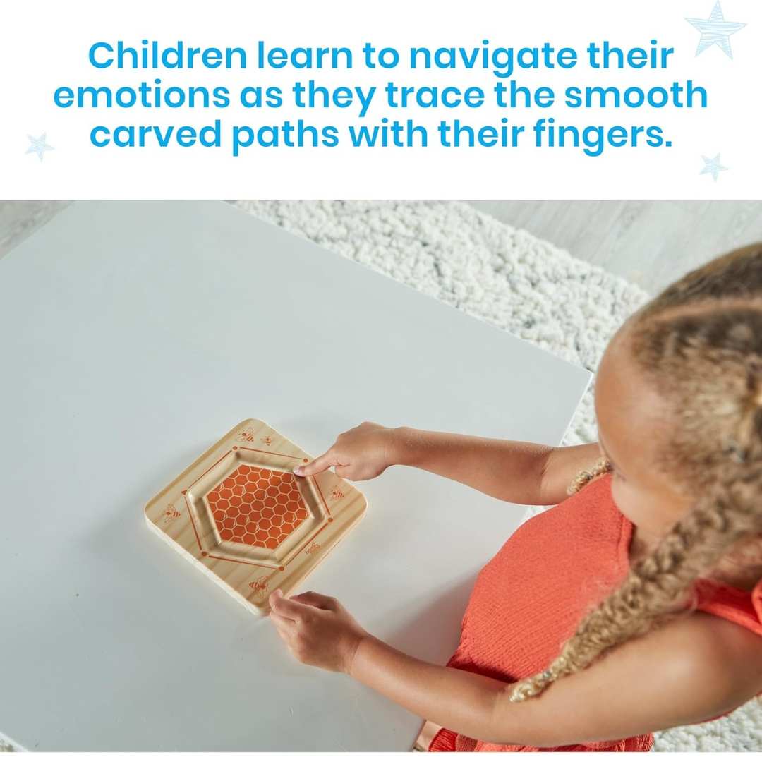 Wooden Mindful Maze Set: Trace, Breathe, and Find Your Inner Calm! - Fun Learning Store