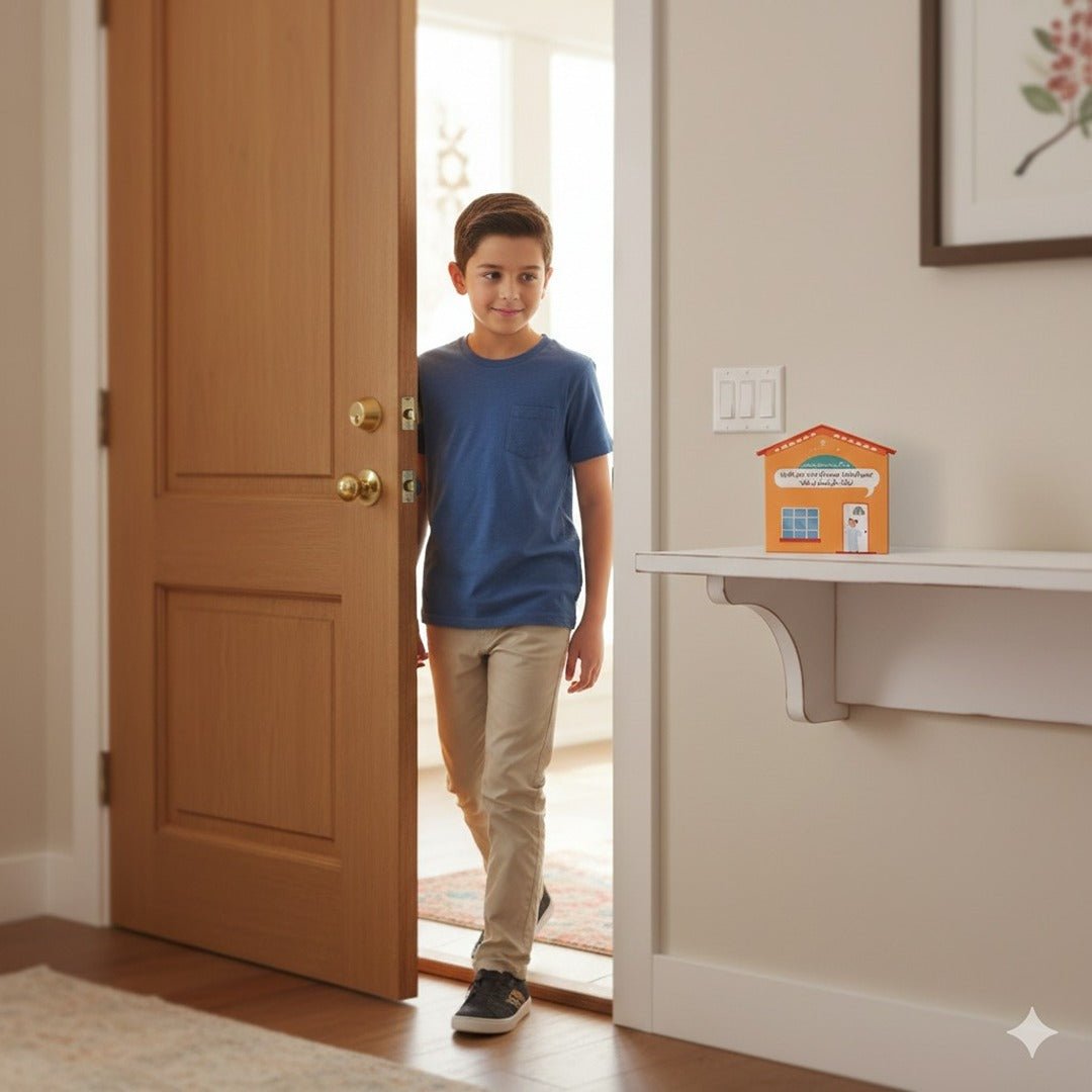 Wooden Model Azkar of Home Entry – Elegant Design with Lasting Colors - Fun Learning Store