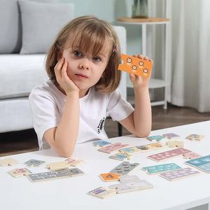 Wooden Number & Animal Train Puzzle - All-Aboard the Learning Express - Fun Learning Store