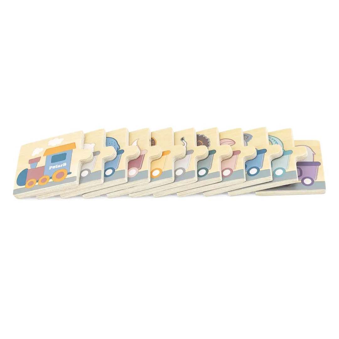 Wooden Number & Animal Train Puzzle - All-Aboard the Learning Express - Fun Learning Store