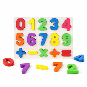 Wooden Number Matching Board – Fun Learning Puzzle for Kids - Fun Learning Store