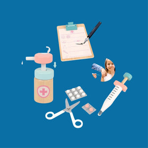 WOODEN NURSE KIT – Fun & Educational Medical Role - Play Set! - Fun Learning Store