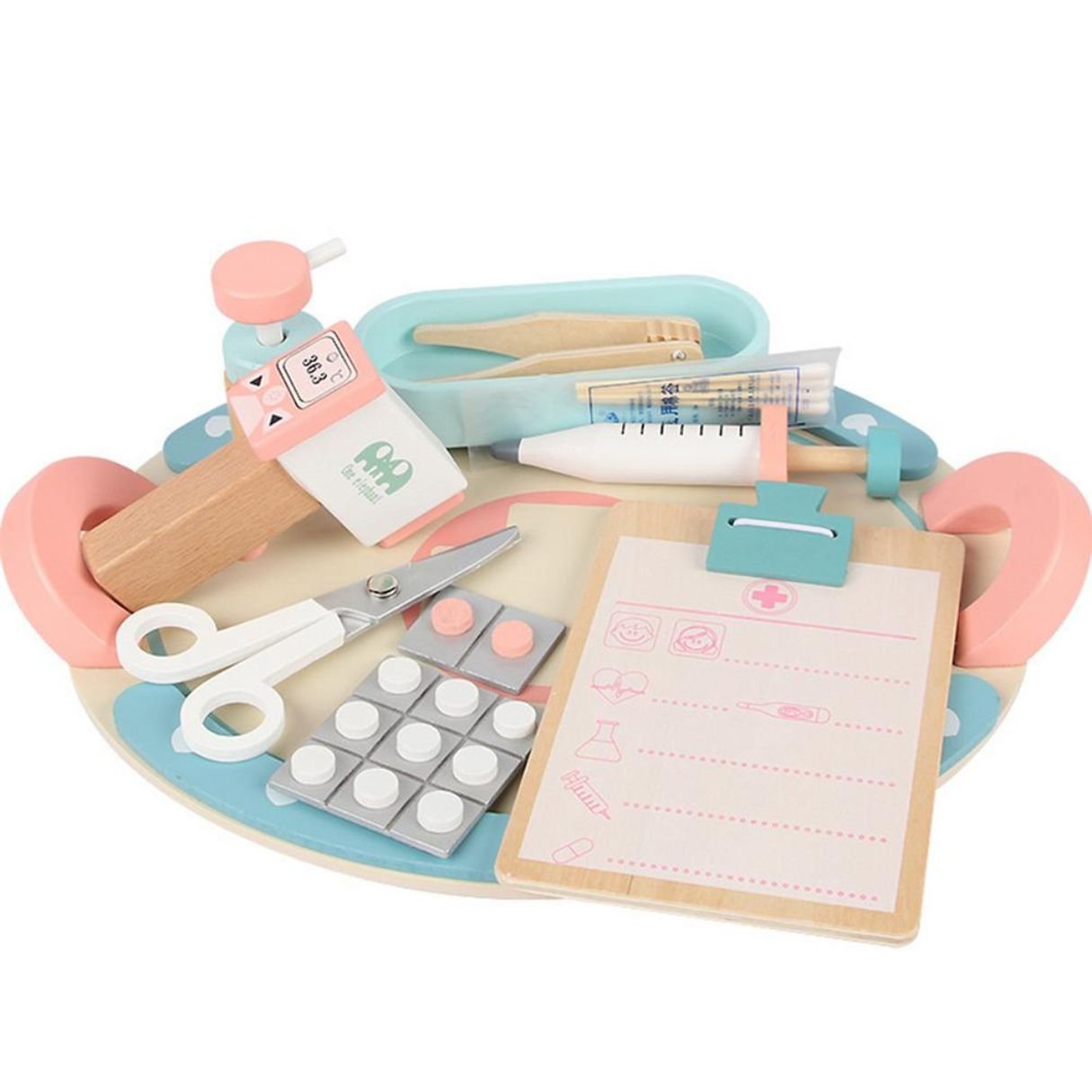 WOODEN NURSE KIT – Fun & Educational Medical Role - Play Set! - Fun Learning Store