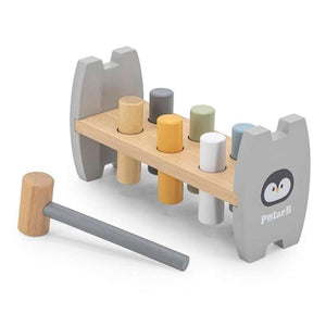 Wooden Penguin Hammering Bench: A Colorful Smash-Hit for Little Explorers! - Fun Learning Store