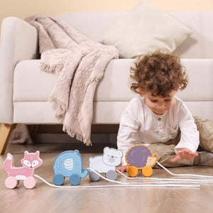 Wooden Pull-Along Fox: Your Little One’s New Forest Friend - Fun Learning Store