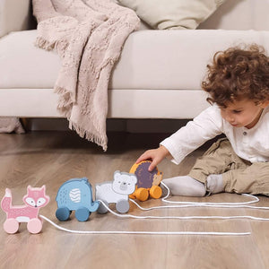 Wooden Pull-Along Fox: Your Little One’s New Forest Friend - Fun Learning Store