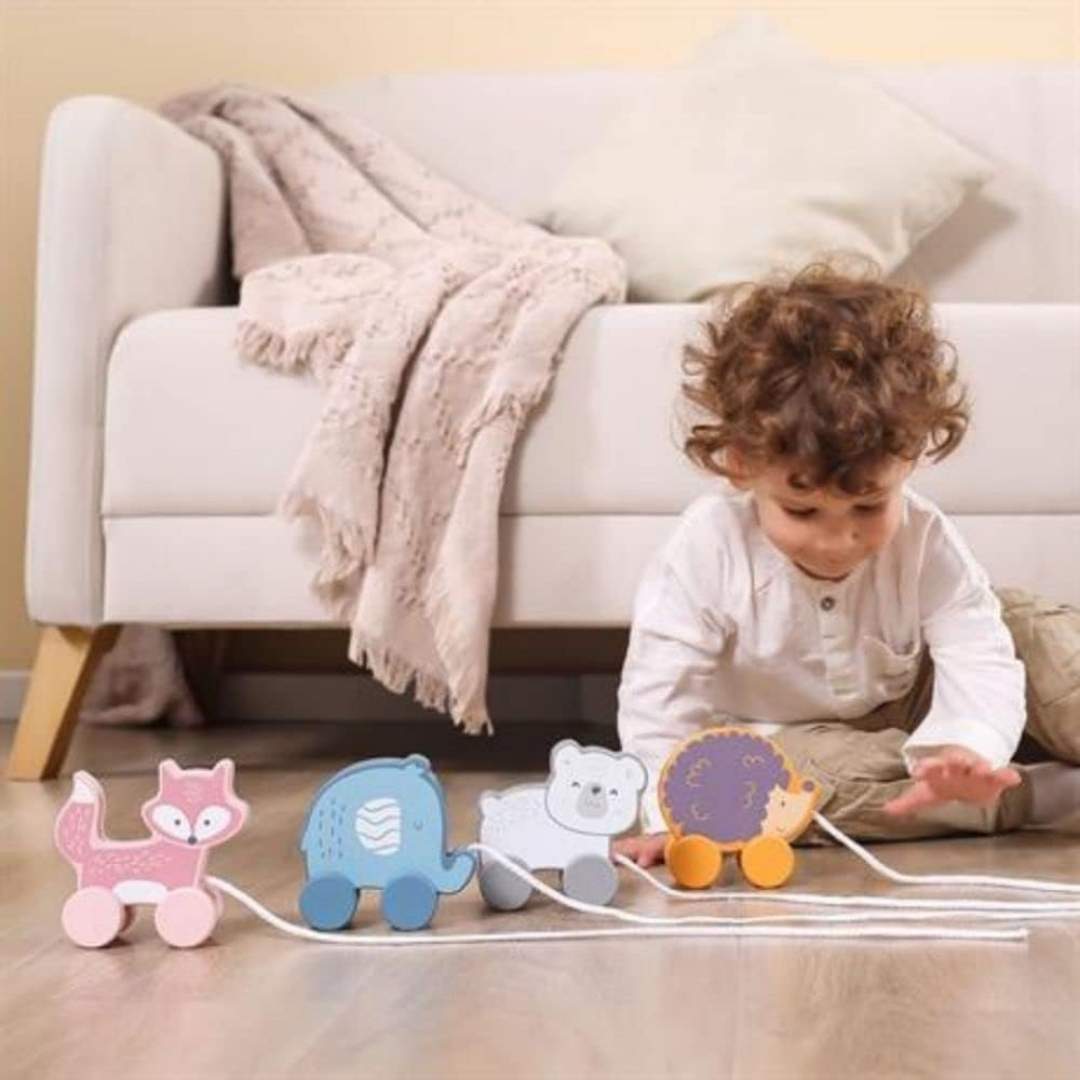 Wooden Pull-Along Fox: Your Little One’s New Forest Friend - Fun Learning Store