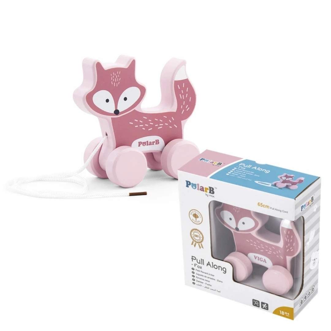 Wooden Pull-Along Fox: Your Little One’s New Forest Friend - Fun Learning Store