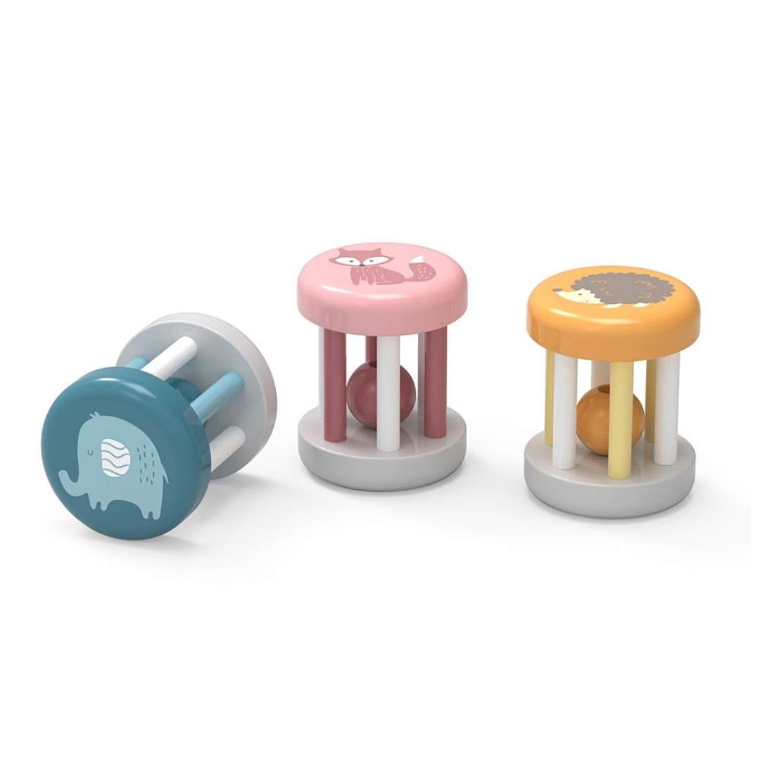 Wooden Rattle Cylinder ‘Animals’: A World of Rolling Fun - Fun Learning Store