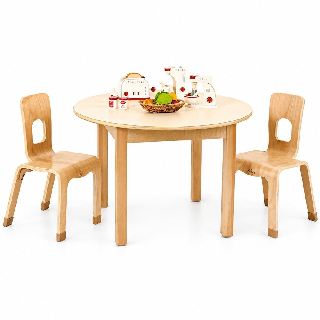Wooden Round Table 90 Cm: The Perfect Centerpiece for Creative Learning - Fun Learning Store