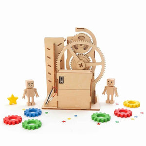 Wooden Solar Power Puzzle Marble Run Kit - Educational and Creative STEM Fun Toy - Fun Learning Store