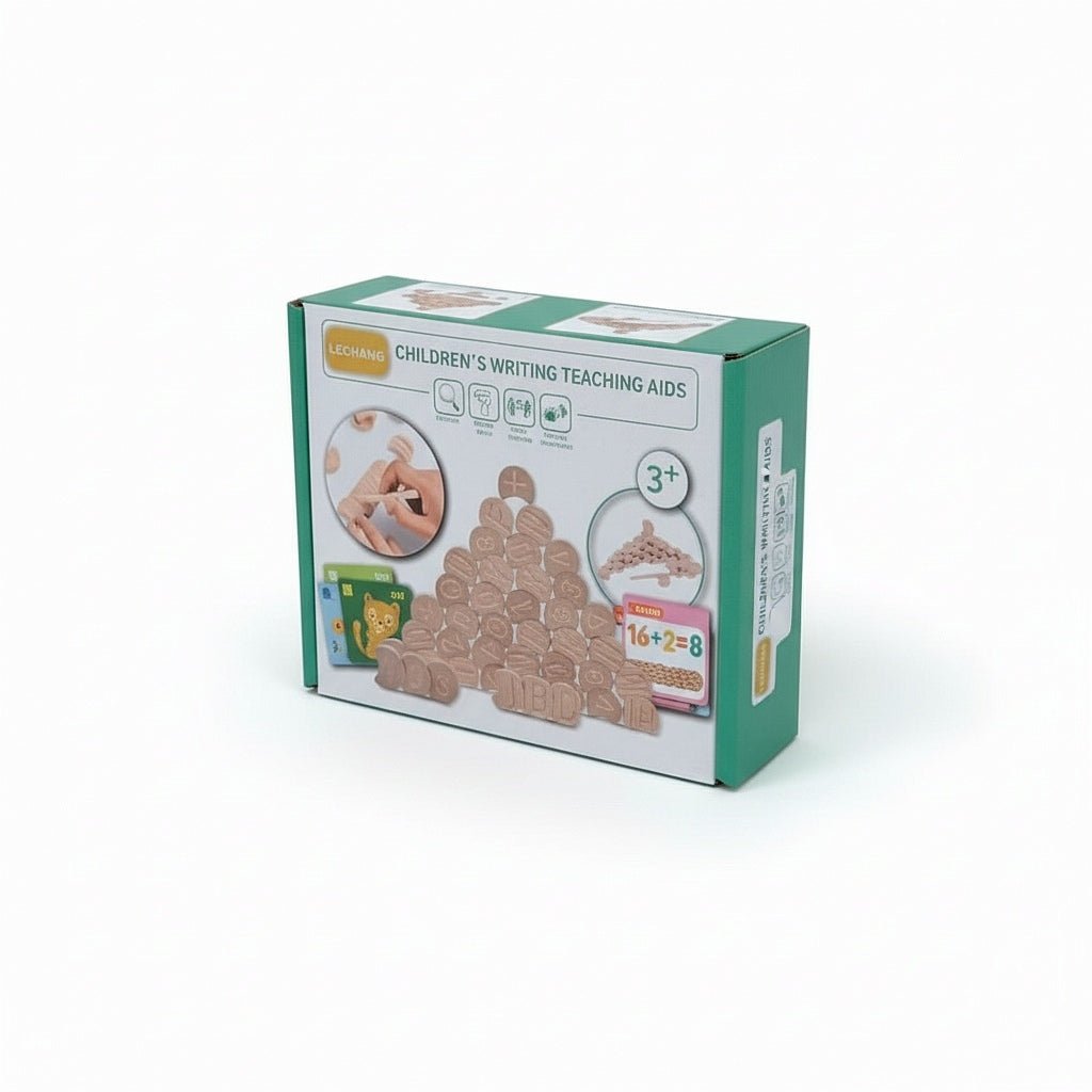 Wooden Writing Teaching Aid – Fun & Engaging Learning Tool! - Fun Learning Store