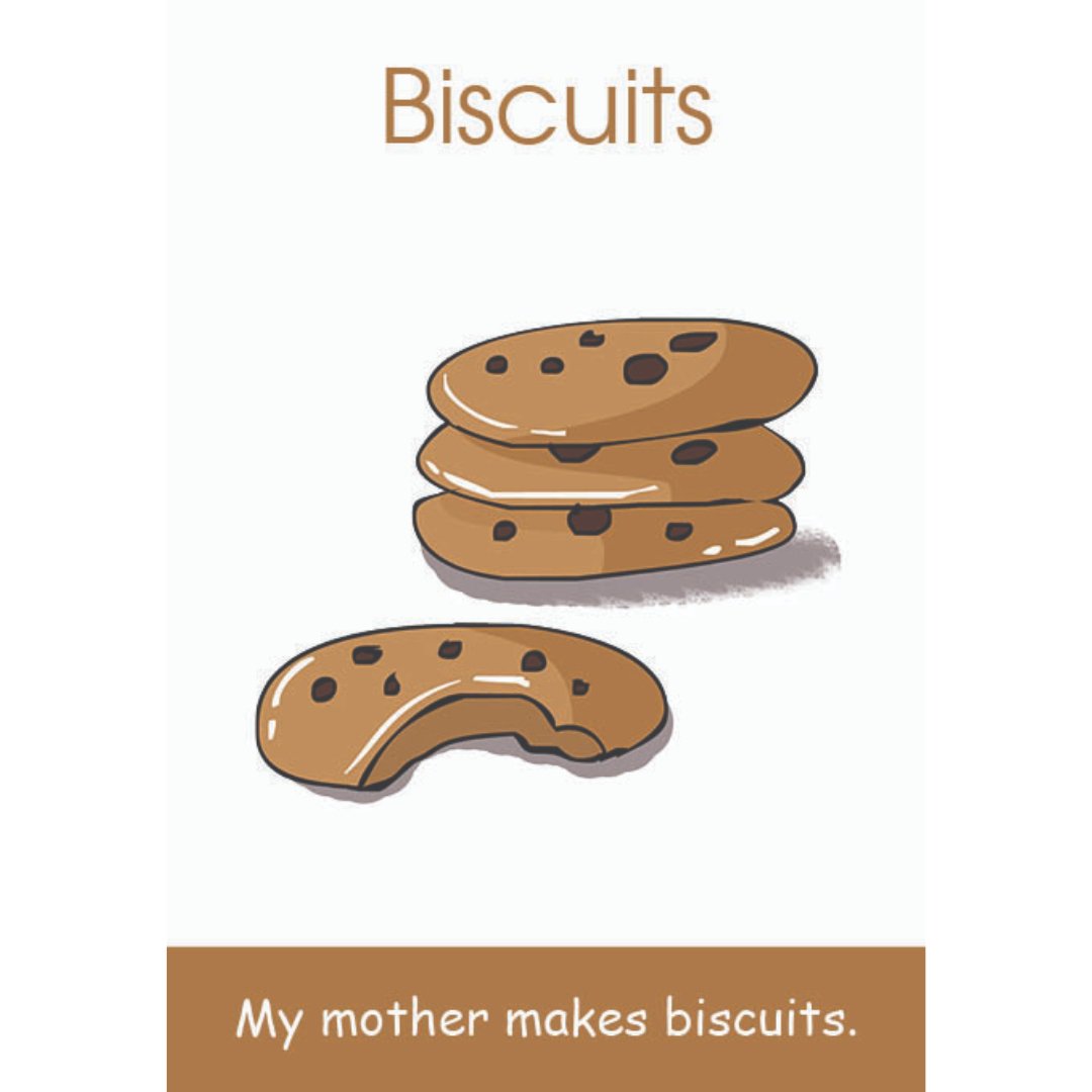 Word And Sentence Cards - Food Around Me - Fun Learning Store