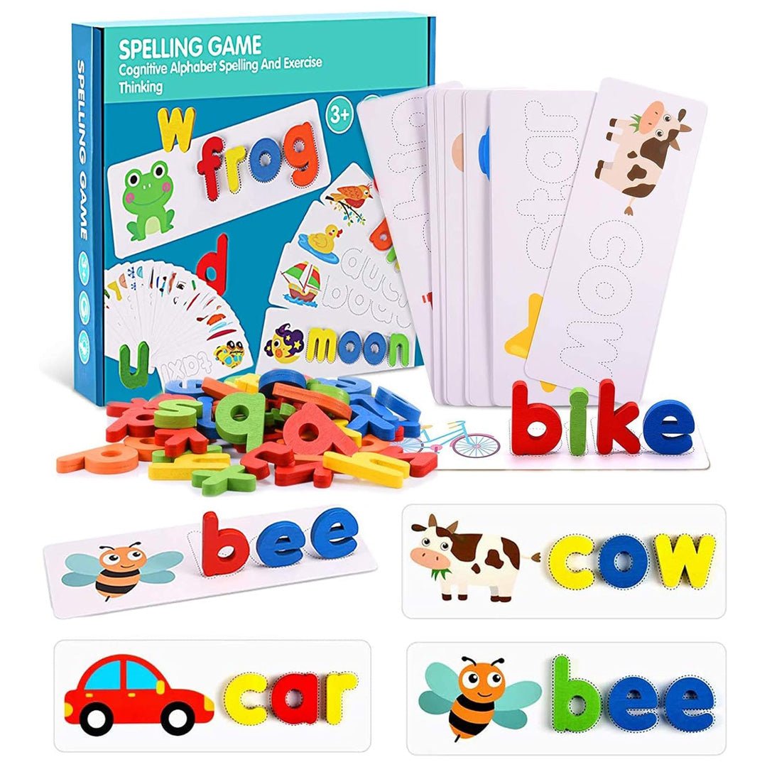 Words Spelling Games for Kids - Fun Alphabet Matching and Spelling Act ...