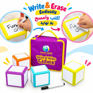 Write & Wipe Cubes – Interactive Educational Strategy Tool for Teachers & Classrooms - Fun Learning Store